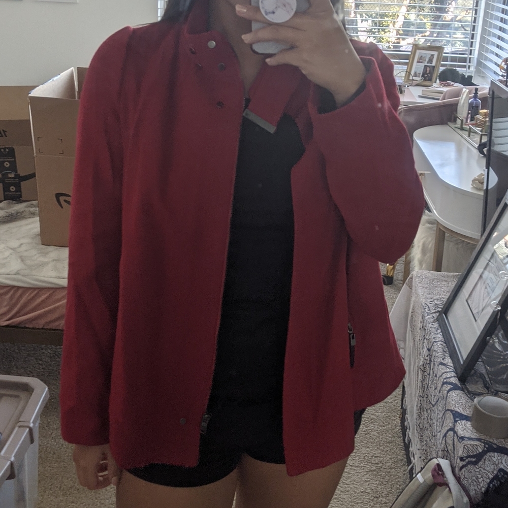Mango Red Coat - Picture 5 of 7